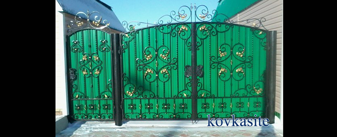 кованые ворота на заказ в москве №39